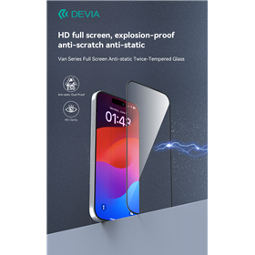 Pellicola in vetro temperato Full 3D per iPhone 15    