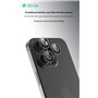 Protezione per fotocamera in cristallo iPhone 16P & 16Pro Max