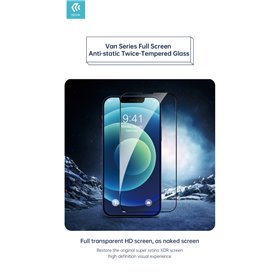 Pellicola vetro temperato Anti statico per iPhone 13 Pro Max