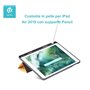 Custodia in pelle per iPad Air 2019 con supporto Pencil Blu