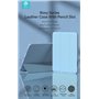 Cover Rosy per iPad 10 10.9 2022 con supporto Pencil Azzurra
