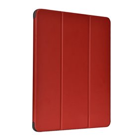 Cover iPad Pro 12.9 2021 in pelle con supporto pencil Rossa
