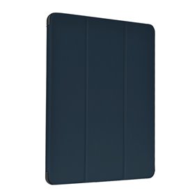 Cover per iPad Pro 11 2021 in pelle con supporto pencil Blu
