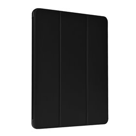 Cover iPad Pro 12.9 2021 in pelle con supporto pencil Nera
