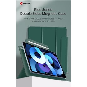 Cover Magnetica per iPad Pro 6^ 2022 rotazione e supp Verde