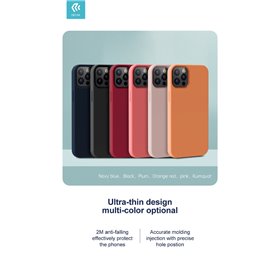 Cover Silicone e interno spugna per iPhone 13 Pro Max Nera