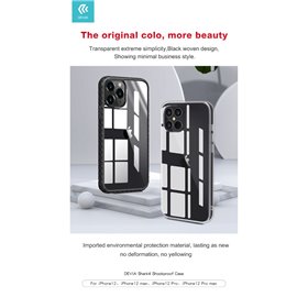 Cover protettiva trasparente con bordo per iPhone 12 Mini