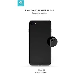 Cover in TPU morbido trasparente per iPhone SE2