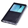 Cover Samsung S6 Edge+ Plus con Finestra Touch Colore Nera