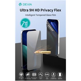 Pellicola frontale in vetro temperato flessibile Privacy per Plotter Ultra 9H HD 0,45 mm 10 pezzi