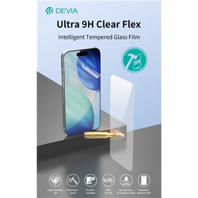 Pellicola frontale in vetro temperato trasparente flessibile 9H Per Plotter Ultra 0,4 mm 20 pezzi