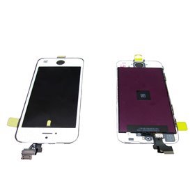 3in1 LCD Retina+Touch+Cornice per iPhone 5 Bianco AAA+