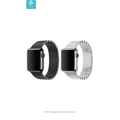 Cinturino Apple Watch 4 serie 40mm Elegant Link Space Black
