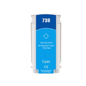 130ML Cyan Reman HP DesignJet T850,T870,XT870,XT950498N5A