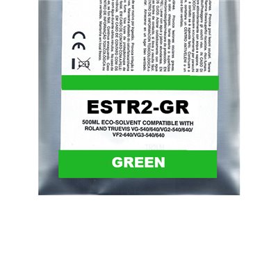 Green Pigment Eco-Solvent Ink Bag Compa Roland TrueVIS SG2,VG2,VF2,SG3,VG3500ML