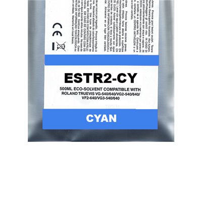 Ciano Pigment Eco-Solvent Ink Bag Compa Roland TrueVIS SG2,VG2,VF2,SG3,VG3500ML
