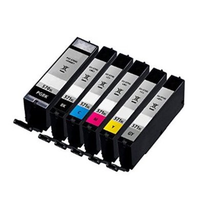 10.8ML With  chip Canon MG5700,MG6800,MG7700CLI-571gyXL