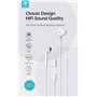 Auricolari compatibili Apple Lightning con controlli e microfono