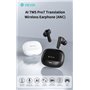 Auricolari TWS Earbuds AI con ANC Avanzato, 4-Mic ENC e Traduzione Multilingua in Tempo Reale Neri