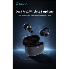 Auricolari EM402 wireless senza inserimento nell'orecchio OWS Pro2 Neri