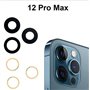 Lenti Fotocamera posteriore Foxconn per iPhone 12 Pro Max