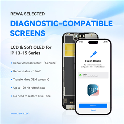 iPhone 13 mini Display SOFT-OLED FHD Nero Originale Rigenerato Diagnostica
