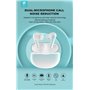 Auricolare TWS wireless EM412 con ENC TWS-M4 Bluetooth V.5,2