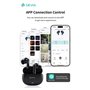 Auricolari wireless ANC TWS Lite3 Bluetooth 5.4 Neri