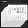 Stencil Reballing universali AMAOE per iPhone 5-14 Pro Max