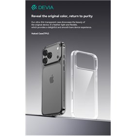 Custodia antiurto trasparente per iPhone 17 Pro Max