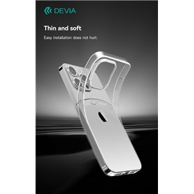 Cover Trasparente Morbida in TPU per iPhone 15 Plus