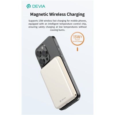 Power Bank Ultra12 10000mAh PD 22.5W Magnetico con Cavo Tipo-C Integrato Gold