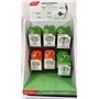 Espositore con ganci per batteria 