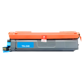 CON CHIP Toner per Brother TN-248XL ciano 2300pag.