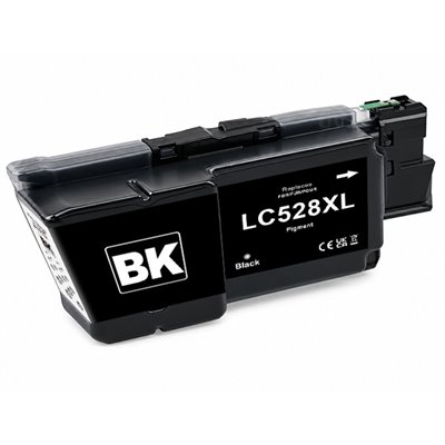 Pigment Black Com Brother MFC-J6975DW/J6977DW-12kLC528XLBK