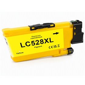 Pigment Yellow Com Brother MFC-J6975DW/J6977DW-10kLC528XLY