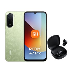 Bundle Xiaomi Redmi A7 Pro 4+128GB con Redmi Buds 6 Play Palm Green