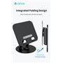 Supporto pieghevole con rotazione a 360Â° per tablet e laptop