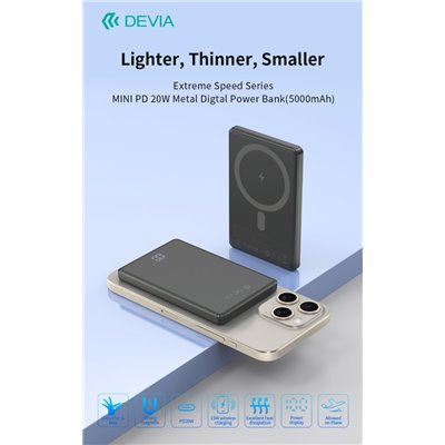 Power bank Magnetico Extreme Speed â€‹â€‹Series MINI PD 20W 5000mAh
