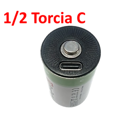 Batterie C Ricaricabili USBâ€‘C 1.5V 7200mWh 4200mAhâ€“ Confezione da 2