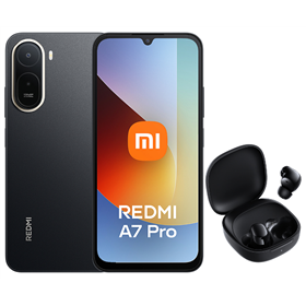 Bundle Xiaomi Redmi A7 Pro 4+128GB con Redmi Buds 6 Play Palm Black