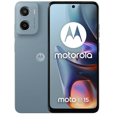MOTOROLA E15 64GB Misty Blue-BRAND