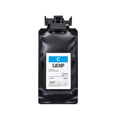 480ml Pigment Com Ciano Epson ColorWorks CW-C8000e C13T55P240