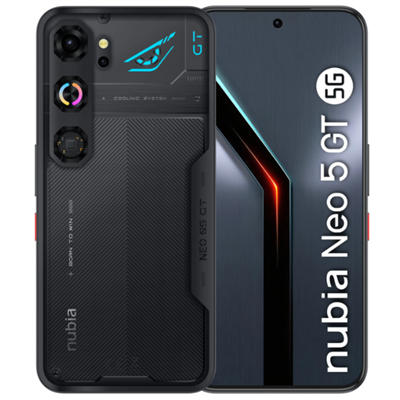ZTE nubia Neo 5 GT 5G 8+256GB Obsidian Black - Brand
