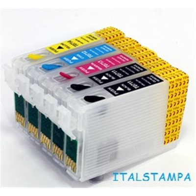 Cartuccia ricaricabile vuota per Epson T1814 giallo con chip autoreset