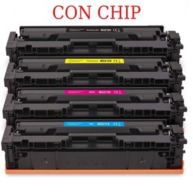 CON CHIP Toner compatibile per HP MFP M283 W2213X 207X magenta 2450pag.
