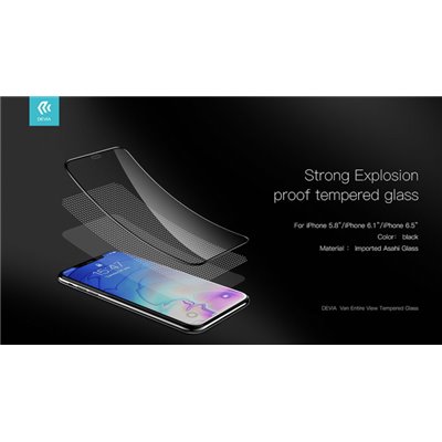 Pellicole Protezione Protezione in vetro temperato Full per iPhone SE2 Bianca