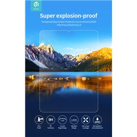 Pellicole Protezione Protezione in vetro temperato per iPad Pro 12.9 2020