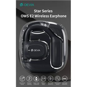 Microfoni & Auricolari Auricolari TWS-OWS E2 EM043 Padiglioni esterni Blu Notte
