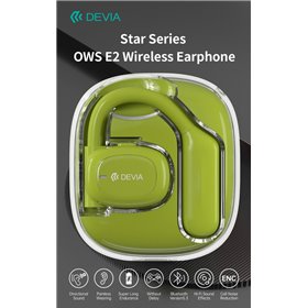 Microfoni & Auricolari Auricolari TWS-OWS E2 EM043 Padiglioni esterni Verdi
